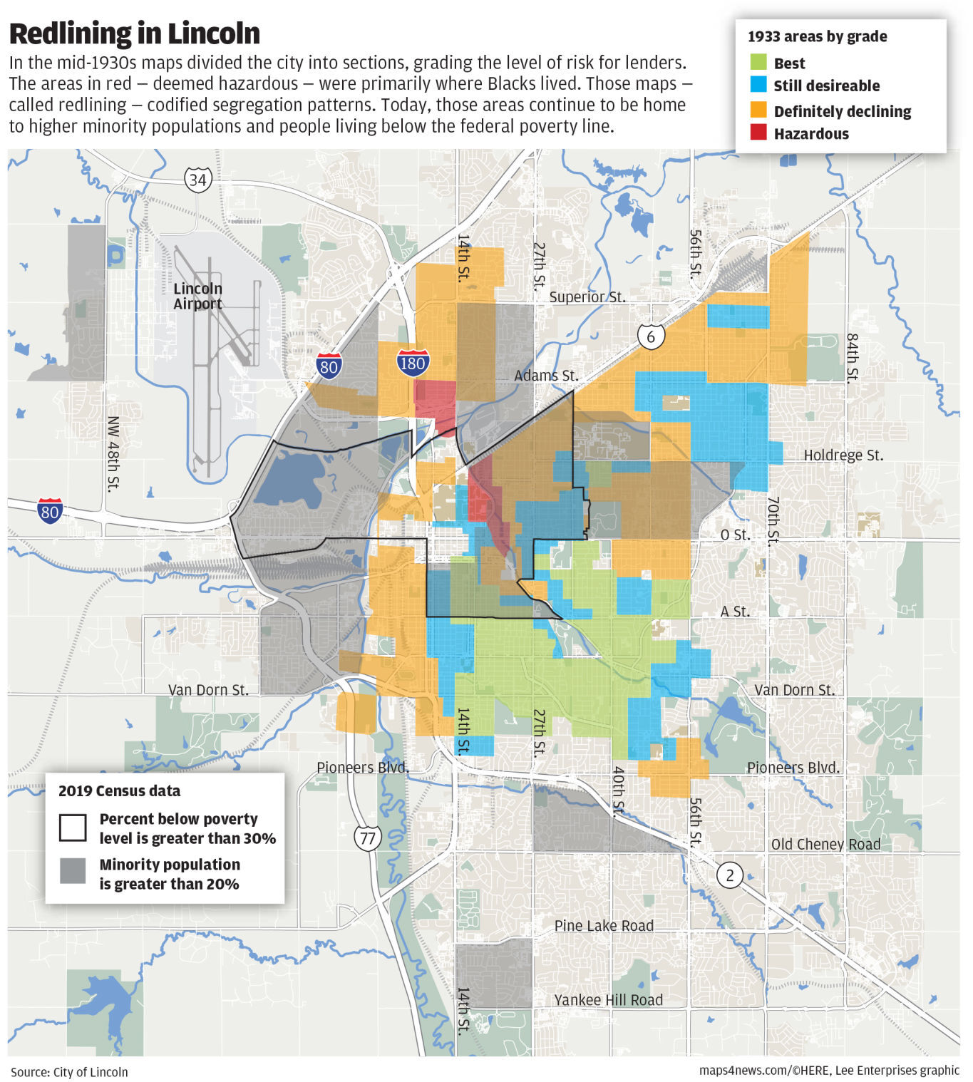 Redlining map